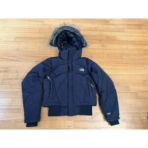 The North Face Prodigy 600 Jacket Women’s Y2K Small Black Down Puffer Bomber Zip